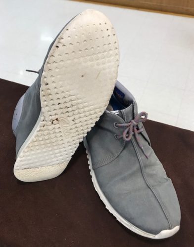 クラークス(Clarks)靴底オールソール修理前